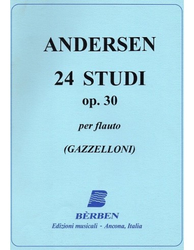 Andersen 24 Studi Op. 30 Berben
