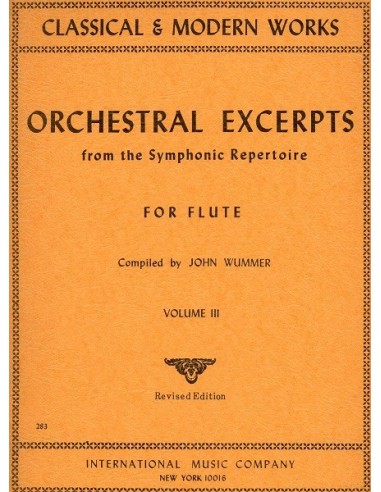 Orchestral Excerpts Vol. III