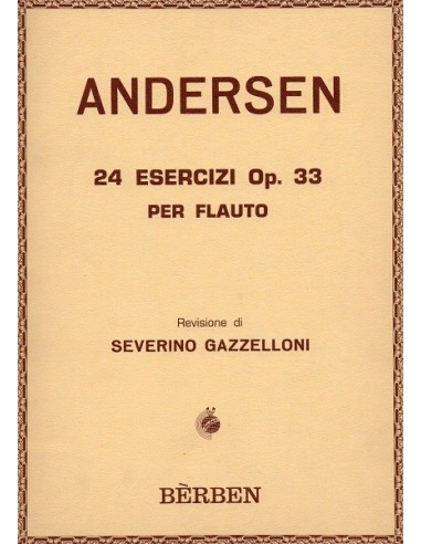 Andersen 24 Esercizi Op. 33 Berben