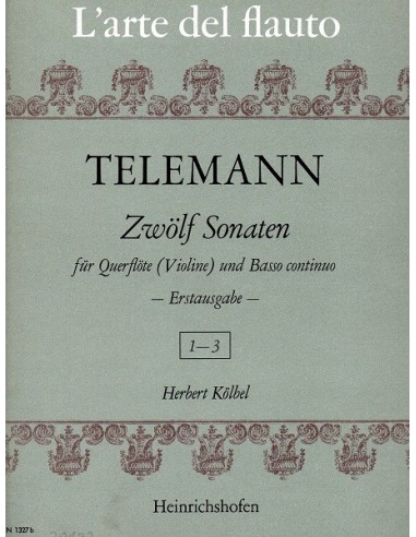 Telemann Zwolf Sonaten 1° Vol. da 1 a 3