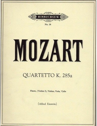 Mozart Quartetto K 285a