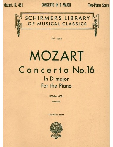 Mozart Concerto N° 16 in Re Maggiore...