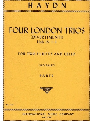 Haydn Four London Trios Divertimenti...