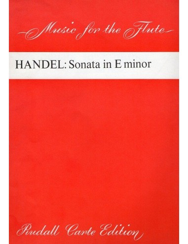 Handel Sonata in Mi minore