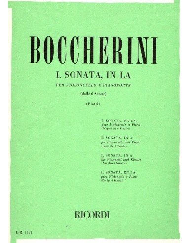 Boccherini I° Sonata in La