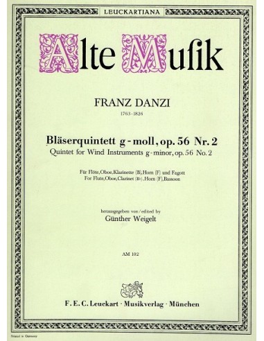 Danzi Blaser Quintet in Sol Minore...