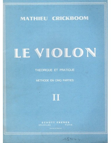 Crickboom Le Violon Vol. 2°