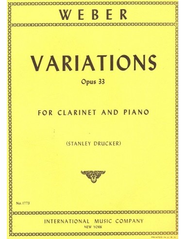 Weber Variations Op. 33