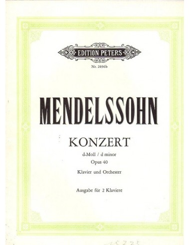 Mendelssohn Concerto n Re minore Op....