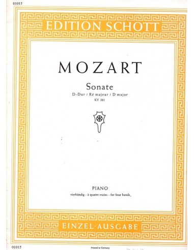 Mozart Sonata in Re Maggiore KV381