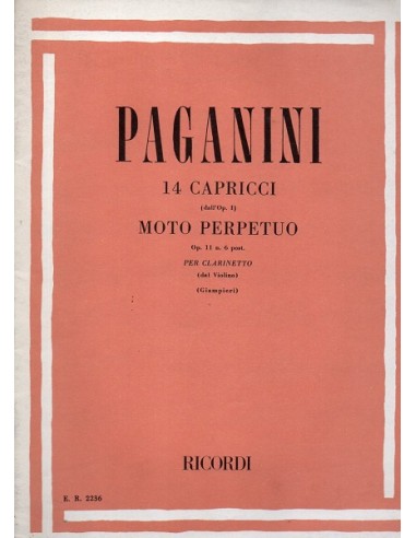 Paganini 14 capricci dall' Op. 1 e...
