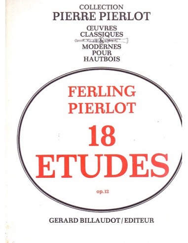 Pierlot 18 Studi Op. 12