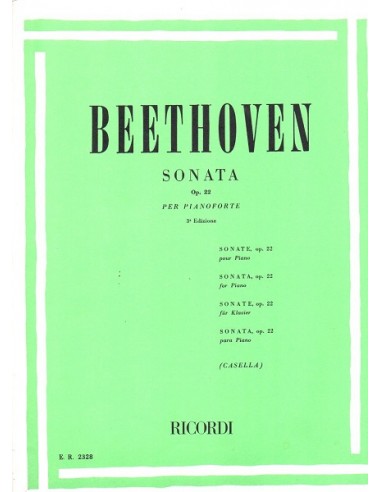 Beethoven Sonata Op. 22