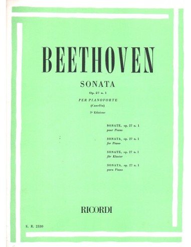 Beethoven Sonata Op. 27 N° 1