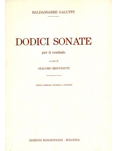 Galluppi 12 Sonate Edizione Bongiovanni