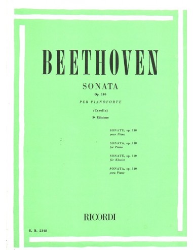 Beethoven Sonata  Op.110 in Lab