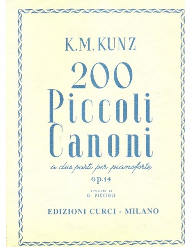 Kunz 200 Piccoli canoni a due parti...