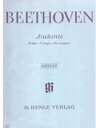 Beethoven Andante in Fa Maggiore