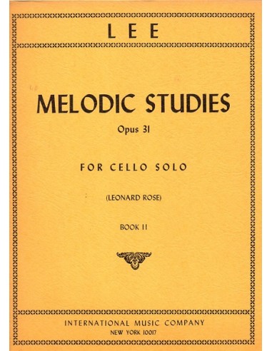 Lee Studi Melodici Op. 31 Vol. 2°...