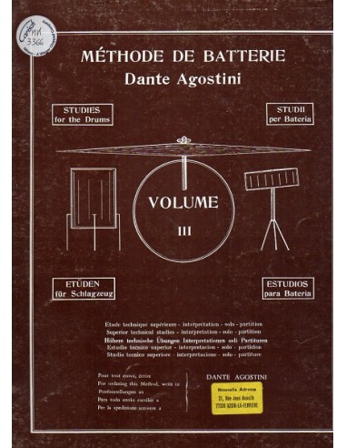 Agostini Metodo per batteria vol. 3°