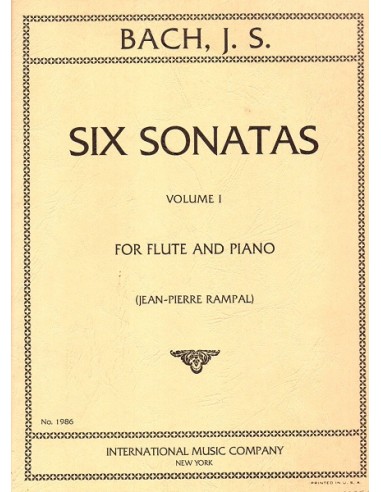 Bach Six Sonatas Vol. 1°