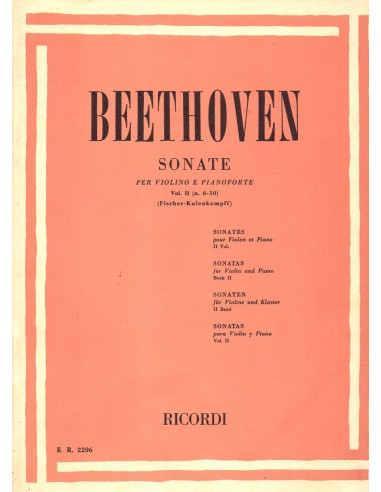 Beethoven Sonate Vol. 2° da 6 a 10