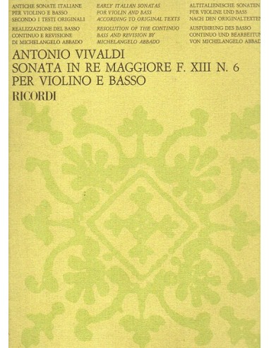 Vivaldi Sonata in Re Maggiore RV10 N°...