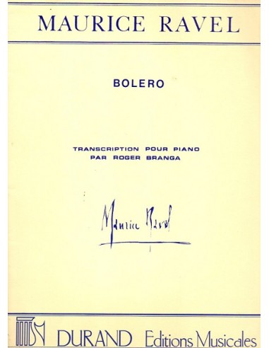 Ravel Bolero per pianoforte