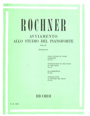 Rochner Avviamento allo studio Vol. 3°