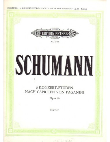Schumann 6 Konzert etuden Op. 10