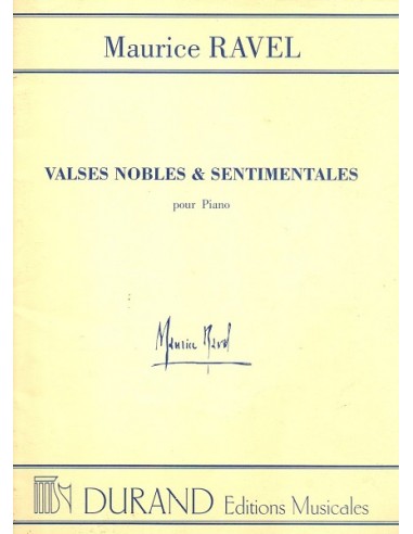 Ravel Valzer nobile e sentimentale