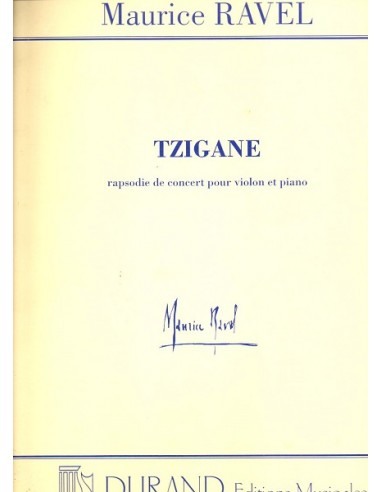 Ravel Tzigane Rapsodie de Concert
