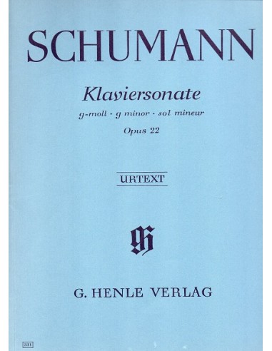 Schumann Klaviersonaten Op. 22 in Sol...
