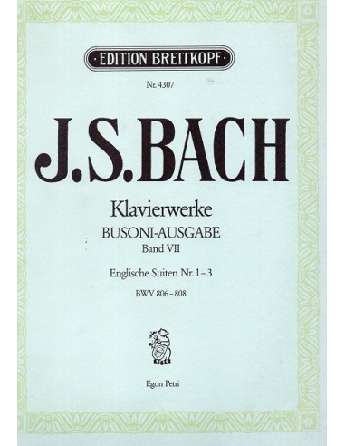 Bach Suites Inglesi da 1 a 3...