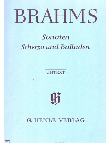 Brahms Sonate scherzo e ballate