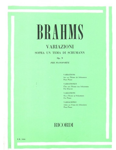Brahms Variazioni su un tema di...