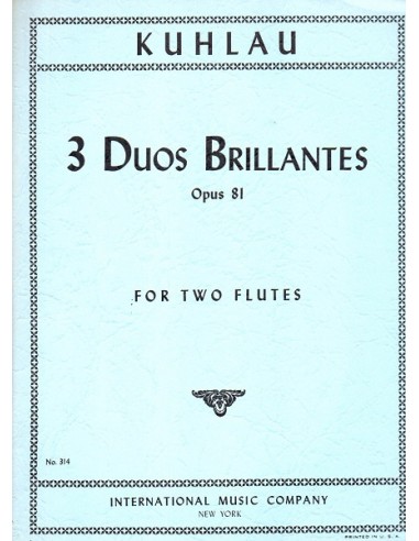 Kuhlau 3 Duetti brillanti Op. 81