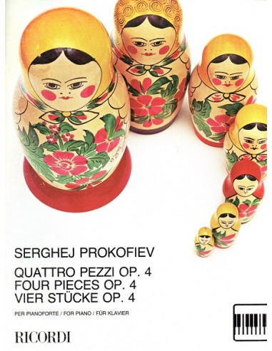 Prokofiev Serghej 04 pezzi Op. 4