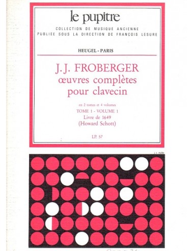 Froberger Oeuvres Completes Vol. 1°