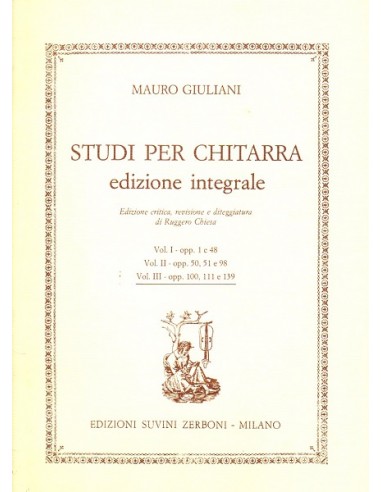 Giuliani Studi Vol. 3° Op. 100 111 e...