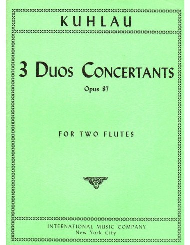 Kuhlau 03 Duos Concertants Op. 87 per...