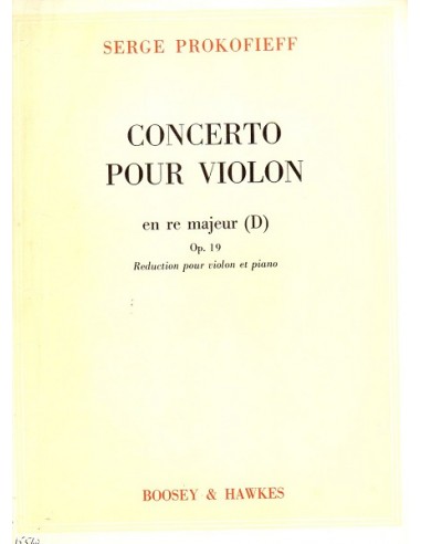 Prokofieff Concerto pour Violon in Re...