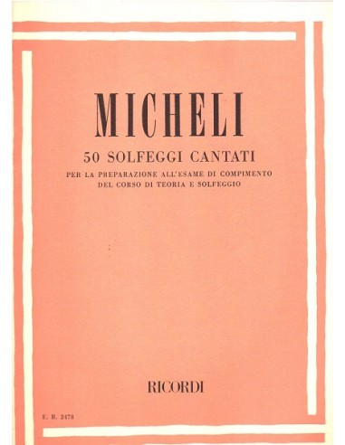 Micheli 50 Solfeggi cantati
