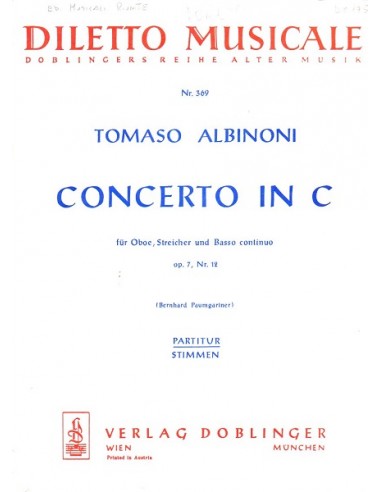 Albinoni Concerto in Do Op. 7 N° 12