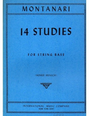 Montanari 14 Studi for string bass...