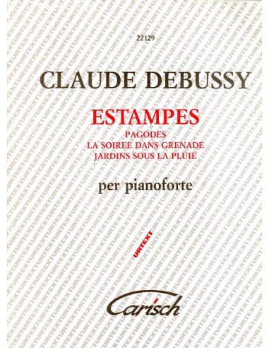 Debussy Estampes Edizione Carisch Urtext