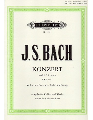Bach Concerto N. 1 in La minore BWV1041