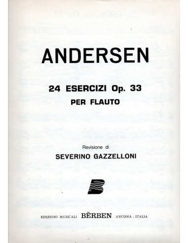 Andersen 24 Esercizi Op. 33 USATO