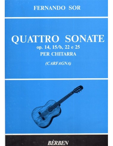 Sor Quattro sonate op. 14 op. 15 op....