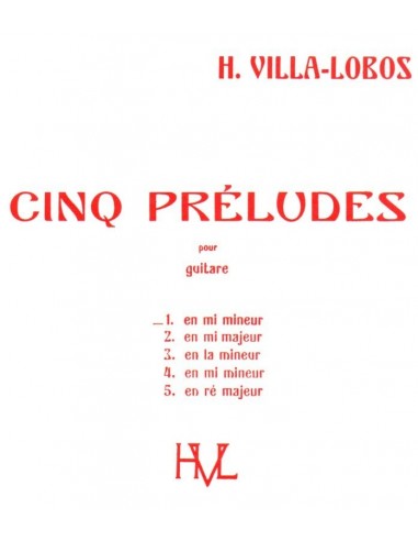 Villa Lobos Preludio in mi minore N°1